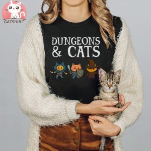 Rpg Gamer And Cats Shirt