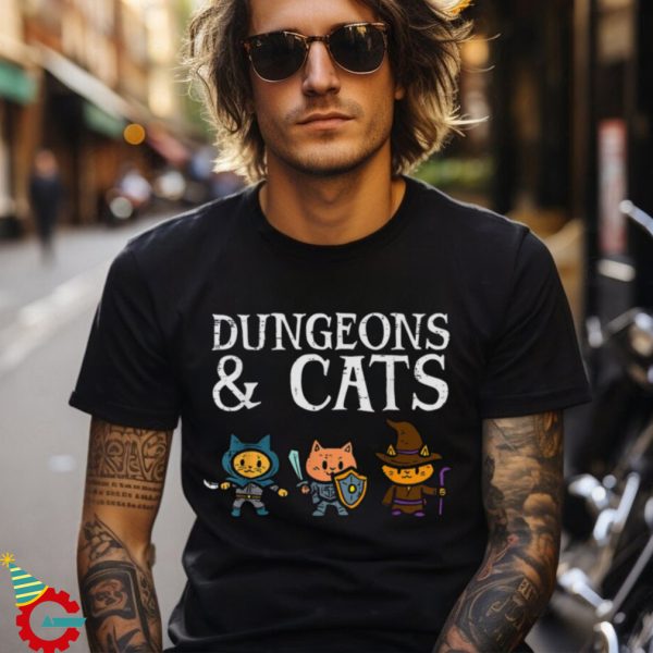 Rpg Gamer And Cats Shirt