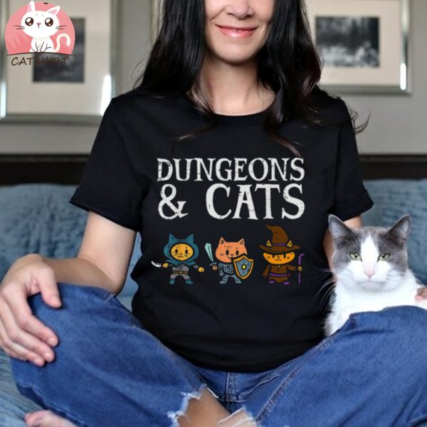 Rpg Gamer And Cats Shirt