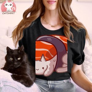 Salmon Nigiri Cat T Shirt