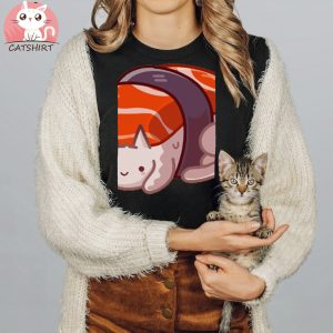 Salmon Nigiri Cat T Shirt