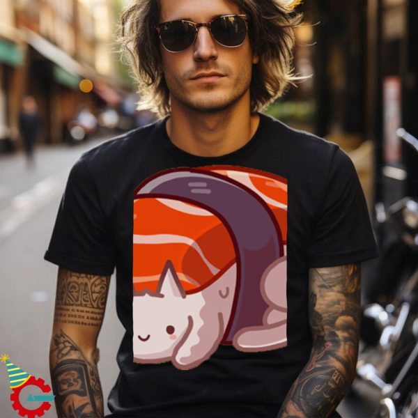 Salmon Nigiri Cat T Shirt