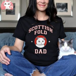 Scottish Fold Cat Dad Unisex Shirt