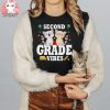 Second Grade Vibes Back To School Cute Cat Shirt