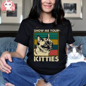 Show Me Your Kitties Cat Vintage T shirt