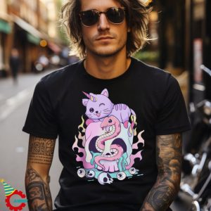 Skull Serpent Snake Kitty Cat Shirt Alt Aesthetic Clothes Shirt