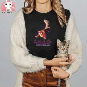 Spider Man Across The Spider Verse Spider Cat Poster T Shirt