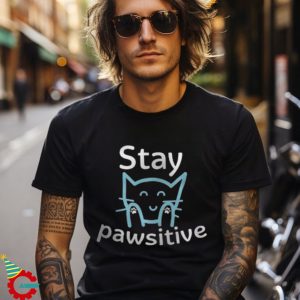 Stay Pawsitive Women's Dark Men's Classic T Shirt