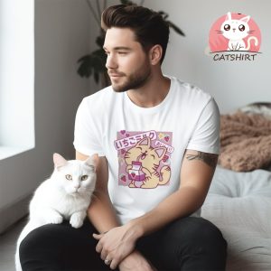 Strawberry Milk Cat Shirt Japanese Anime Cute Kawaii Comfy T Shirt Hoodie