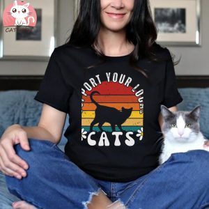 Support Your Local Cats Vintage T shirt