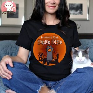 Survivors Club Murder Mitten cat t shirt