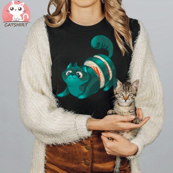 Sushi Cat Funny Gift T Shirt