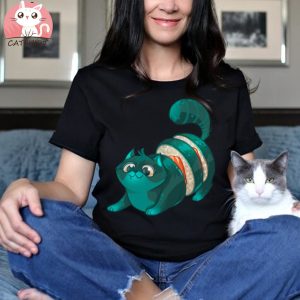 Sushi Cat Funny Gift T Shirt