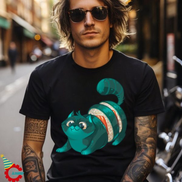 Sushi Cat Funny Gift T Shirt