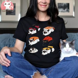 Sushi Siamese Cat T Shirt