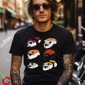 Sushi Siamese Cat T Shirt