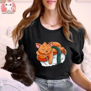 Sushi The Cat Sleep T Shirt