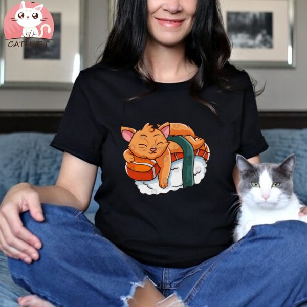 Sushi The Cat Sleep T Shirt