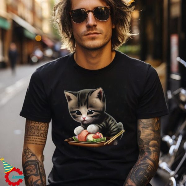 Sushi lover cat T Shirt