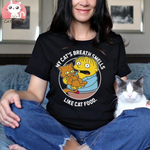 The Simpsons Ralph My Cat's Breath Smells Like Cat Food T Shirt