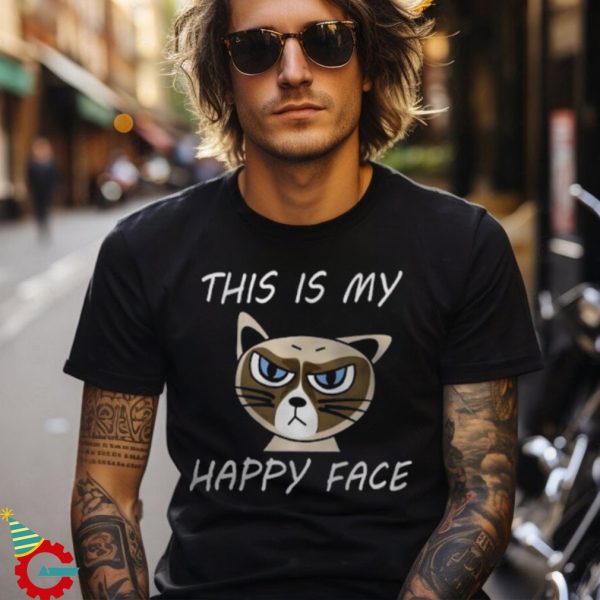 This Is My Happy Face T Shirt