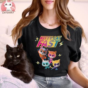 Top Disney Junior Superkitties Full Team Kitty Cat Fast T shirt Printed T shirt