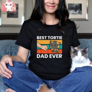 Tortoiseshell Cat Dad Best Tortie Dad Ever Shirt