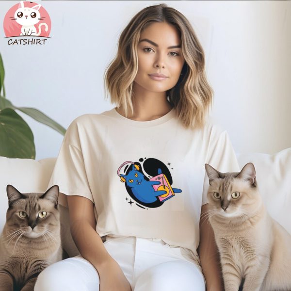 Trippy Dj Cat T Shirt