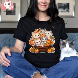 Halloween Cute Cat T shirt