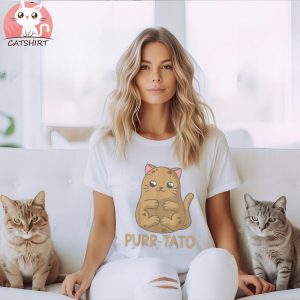 Purrtato Cat Potato Cat Lover Idaho Potatoes Shirt