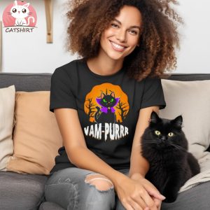 Vampurrr Vampire Cat Bat Halloween Shirt