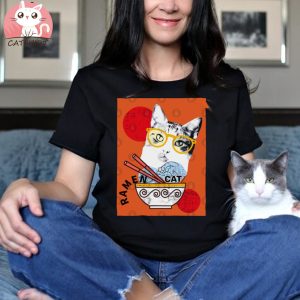 Vintage Ramen Cats Tee Shirt