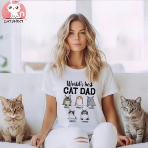 World's Best Cat Dad, Custom Shirt