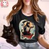 Gorgeous Japanese Samurai Cat Streetwear T shirt