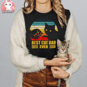 best cat dad ever t shirts