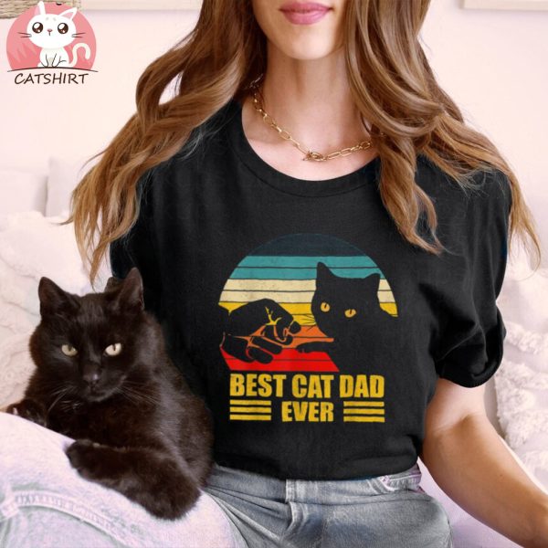 best cat dad ever t shirts