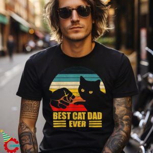 best cat dad ever t shirts