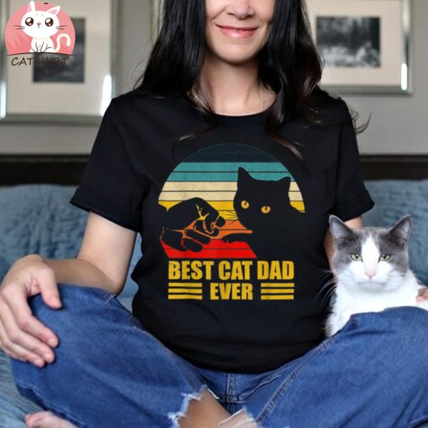 best cat dad ever t shirts