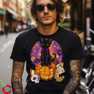 Halloween Black Cat Shirt