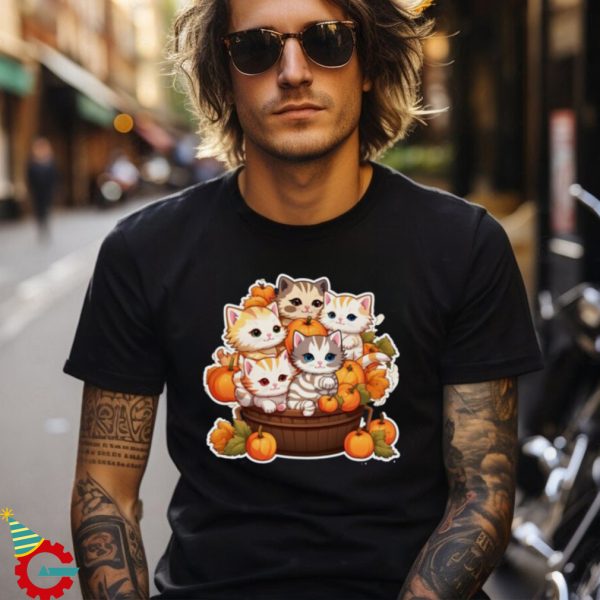 Halloween Cute Cat T shirt