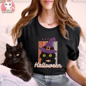 Witch Cat Halloween Unisex Shirt