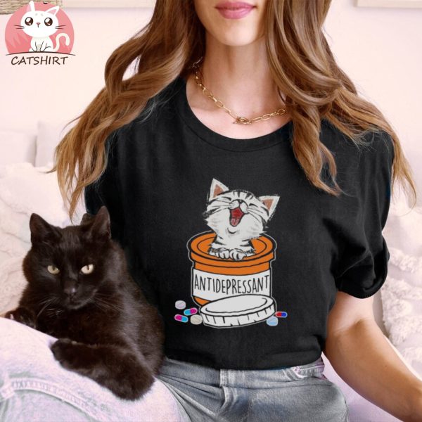 Antidepressant Cat Shirt