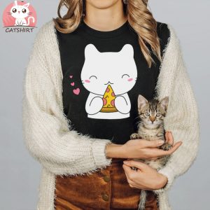 11Cute and Kawaii Pizza Cat T Shirt