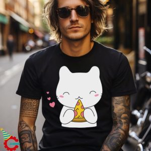 11Cute and Kawaii Pizza Cat T Shirt