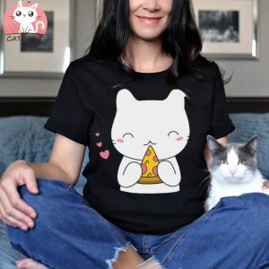 11Cute and Kawaii Pizza Cat T Shirt