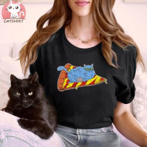 Blue A Pizza Cats Shirt