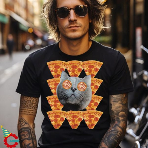 Cat Pizza Awesome Graphic Tee Shirt T Shirt