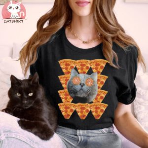 Cat Pizza Awesome Graphic Tee Shirt T Shirt