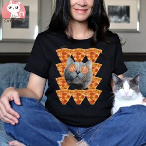 Cat Pizza Awesome Graphic Tee Shirt T Shirt