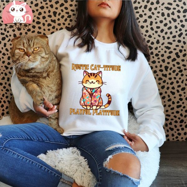 Cattitude playful kitty T Shirt